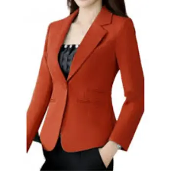 Womens Red Blazer Office 